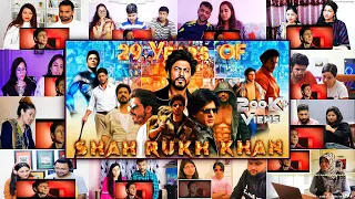 Tribute To Shah Rukh Khan | 29 Years Of SRK In Bollywood Mashup | Mix Mashup Reaction