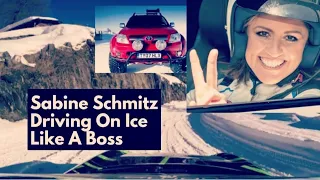 RIP Sabine Schmitz Driving On ICE With Queen of the Nurburgring (Full video) Must Watch!!