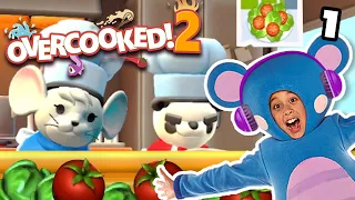 Overcooked 2 EP1 | Mother Goose Club Let's Play
