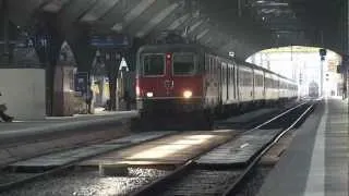 ► SBB Re 4/4 II locomotives in Zürich [03.02.12]