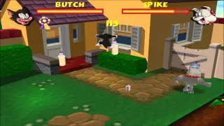 Tom and Jerry Fists of Furry - Butch vs. Spike Fight Gameplay HD