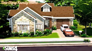 One Story Family Home // NO CC // Sims 4 Speedbuild