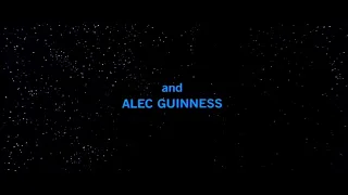 Star wars throne room and credits Star wars new hope 1977