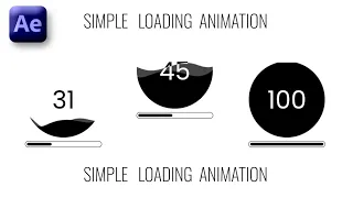 Loading Animation in Adobe After Effects - After Effects Tutorial - No Plugins.