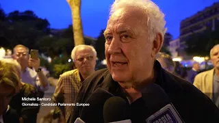 Michele Santoro a Foggia: “Con le guerre peggiorano le condizioni di vita di tutti”