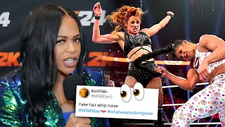 Bianca Belair Reacts to “Fake” Hair Whip Noise Rumors, Fashion Nova, and WWE 2K24 Cover