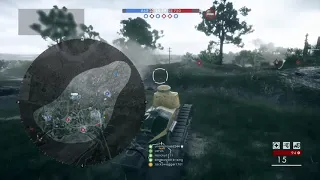 BATTLEFIELD 1 ft-17 light tank (Flanker) killstreak (18-1)