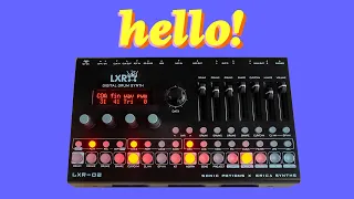 The LXR-02 Digital Drum Synth Machine