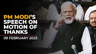 Full Speech: PM Modi's speech on Motion of Thanks in Rajya Sabha | 09 February 2023