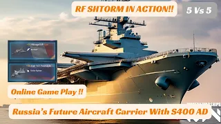 Modern Warships : Russia's Future Aircraft Carrier With S400 Air Defense System