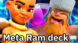 Top Ladder with Meta Ram deck✌️-Clash Royale🐏