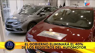 El Gobierno anunció que eliminará el 40% de los Registros del Automotor y flexibilizará normas