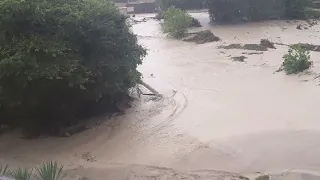Наводнение в Пляхо мкр. Широкая Щель, Туапсинский район (12.07.2023)