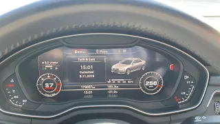 Audi A4 B9 2.0 TDI 190 PS Quattro Top Speed 265 Km