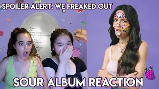 SOUR BY OLIVIA RODRIGO ALBUM REACTION | best friend edition