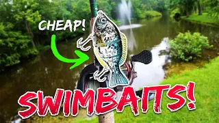 CHEAP Swimbait Fishing! SAVE MONEY and CATCH FISH!!