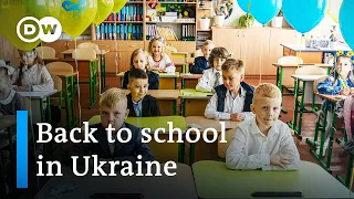 Back to school in a warzone: Children in Ukraine | DW News