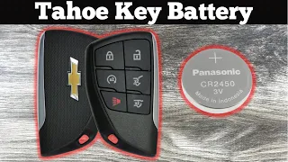 2021 - 2024 Chevy Tahoe Remote Key Fob Battery Change - How To Remove & Replace Chevrolet Batteries