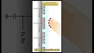 Self Capacitive Touch Screen | How it works? #shorts #physics #tech