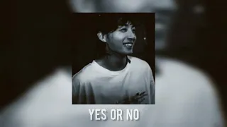 yes or no (jungkook) | sped up