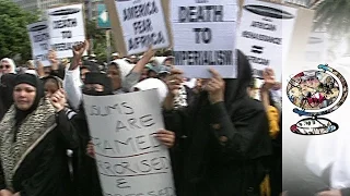 Anti-Americanism On The Streets Of Cape Town (1998)