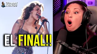 MILEY CYRUS BREAKS THE GRAMMYS WITH THIS FINAL!! VOCAL COACH Reaction & Analysis