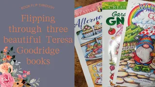 flipping through of three new Teresa Goodridge books