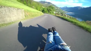 when she says she´s home alone (skate streetluge edition) in switzerland