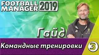 Гайд FOOTBALL MANAGER ► Командные тренировки