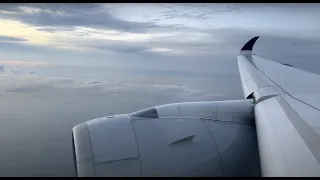 Singapore Airlines Airbus A350-900 Approach & Landing at Singapore Changi Airport