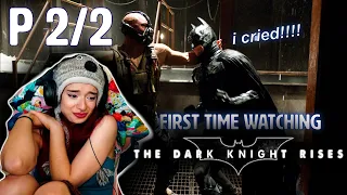 P2/2 FIRST TIME WATCHING: The Dark Knight Rises (I CRIED) Reaction & Review