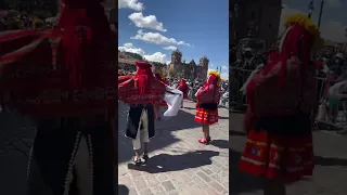 Traditional dances at Cusco, Peru