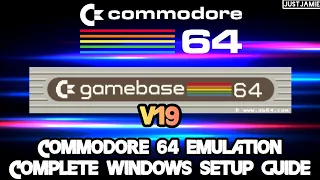 C64 Gamebase 64/V19 Frontend Emulator Complete Tutorial #c64 #gamebase64 #commodore64