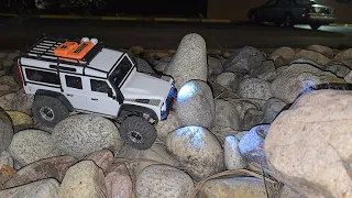 Crawling The Rocks At Work with my TRX-4M Traxxas