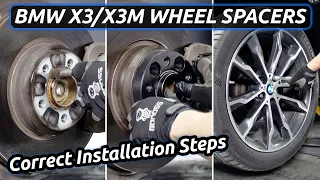 How To Install BMW X3/X3M 1-Inch Wheel Spacers Correctly? - BONOSS BMW X3 Accessories