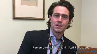 Remembering Peter Munk. Staff reflections with Dr. Patrick Lawler