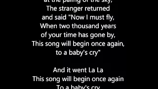 Chris de Burgh - A spaceman came travelling (lyrics)