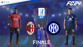 Milan - Inter ⚽️ Finale Supercoppa Italiana FC 24 ft. Leao, Giroud, Lautaro, Thuram