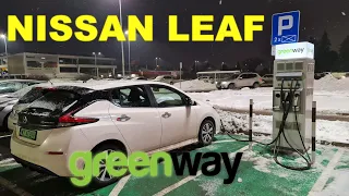 Nissan Leaf i ładowanie na ładowarce GreenWay