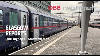 Travelling on OBB Nightjet - Amsterdam to Munich in couchette