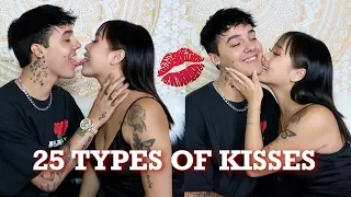 25 TYPES OF KISSES!