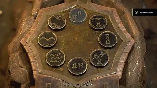 Resident Evil 4 REMAKE - Symbol Door Locks Puzzle (Cave/Lake Shrine Murals) (Chapter 4 Puzzle)