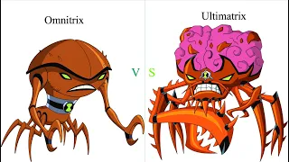 Omnitrix vs Ultimatrix side by side comparison Part 3