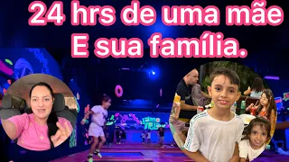 Festa no pula pula com os amigos! Desafiei meus filhos a não se machucarem