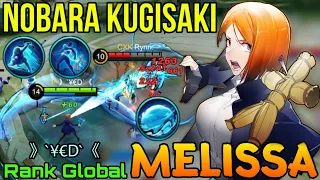 Nobara Kugisaki x Melissa New Jujutsu Kaisen Skin - Top Global Melissa by 》`¥€D`《 - Mobile Legends