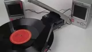 Audio Technica AT-727 Sound Burger Record Player playing Daft Punk Get Lucky!