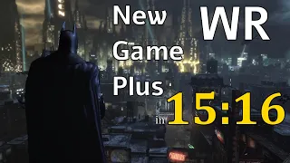 [Former WR] Batman: Arkham City Speedrun (NG+) in 15:16