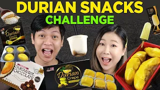 We tried All Malaysia’s Durian snacks!! || Korean ♥️ Malaysia couple