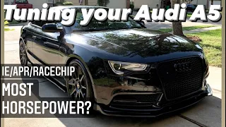 Audi A5 Tuning / What tune to run?  Integrated engineering , Race chip , APR