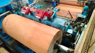 Amazing Biggest plywood woodworking Machine, Fastest Large wood processor Machines Working (Factory)